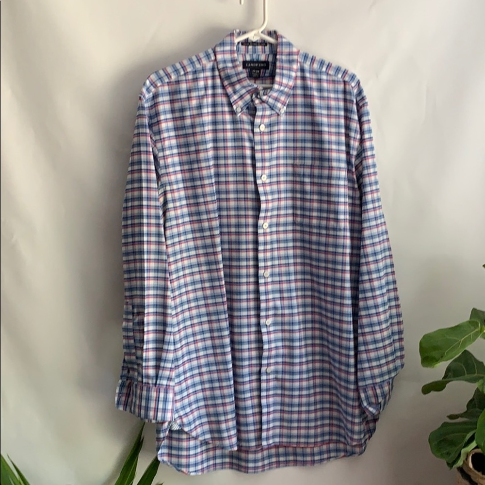 Button down shirt - Lands End - L / XL